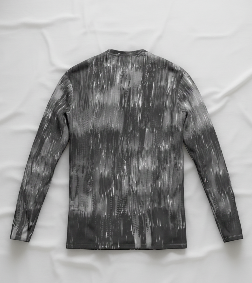 Unisex long sleeve t-shirt: Brush print