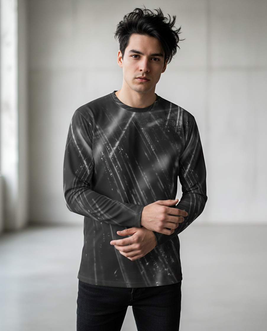 Unisex long sleeve t-shirt: Beam print