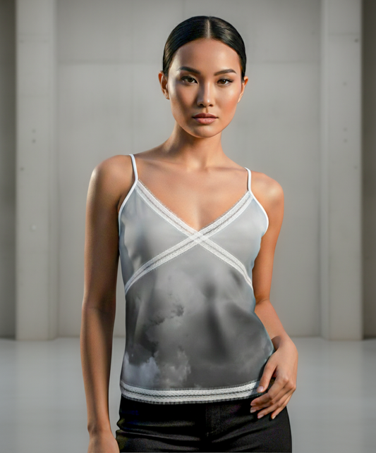 Cami top: Storm print
