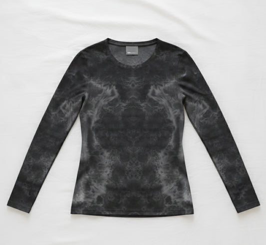 Womens long sleeve t-Shirt: Symmetry print