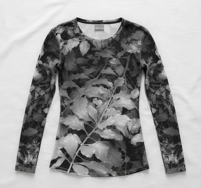 Women's long sleeve t-shirt: Vine print