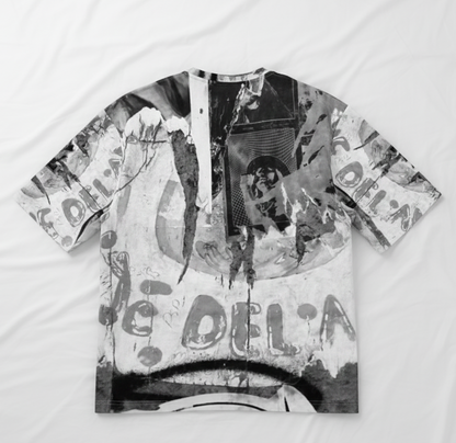 Womens oversized t-shirt: Monterey print