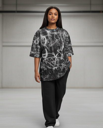 Womens oversized t-shirt: Brooklyn print