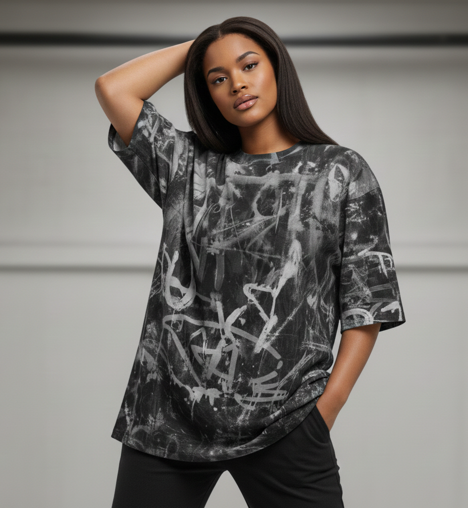 Womens oversized t-shirt: Brooklyn print