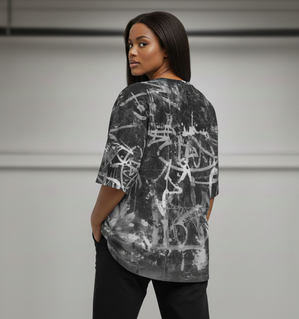 Womens oversized t-shirt: Brooklyn print